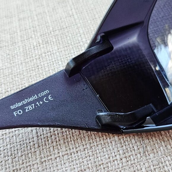 Solar Sheild Men Sunglasses Safety Glasses Black FO Z87.1 + Eye Wear Shades - Picture 8 of 11